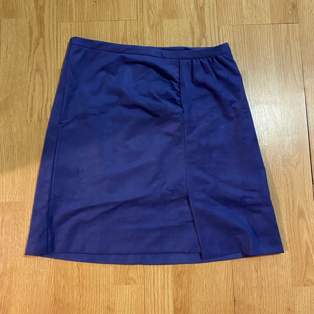Anthropologie Blue Mini Skirt